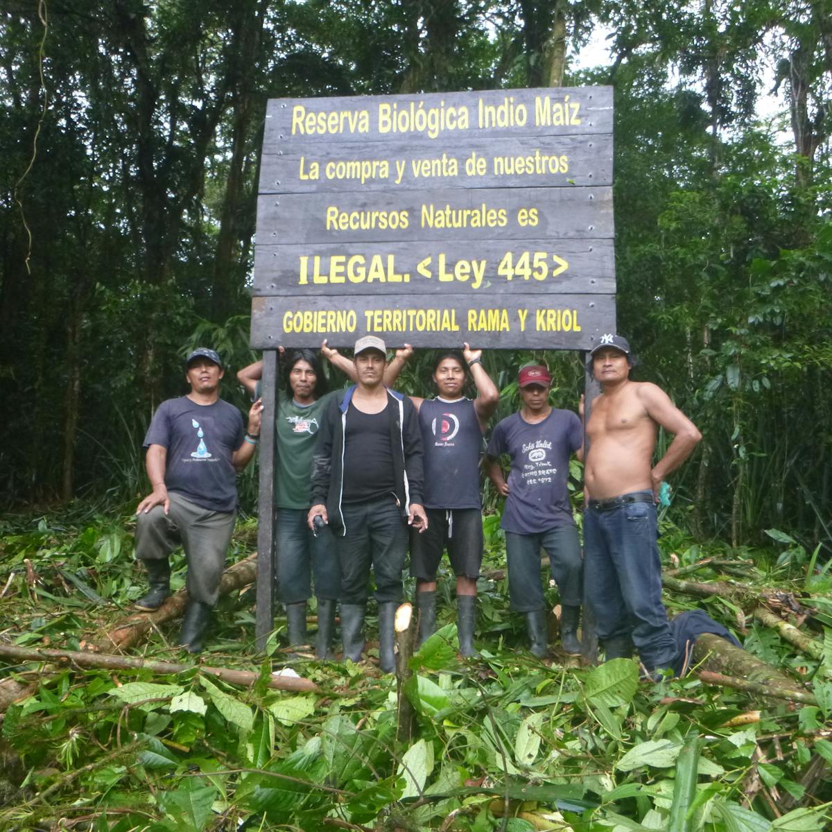 Rama forest rangers. (Photo courtesy of Camilo de Castro/PATROL)