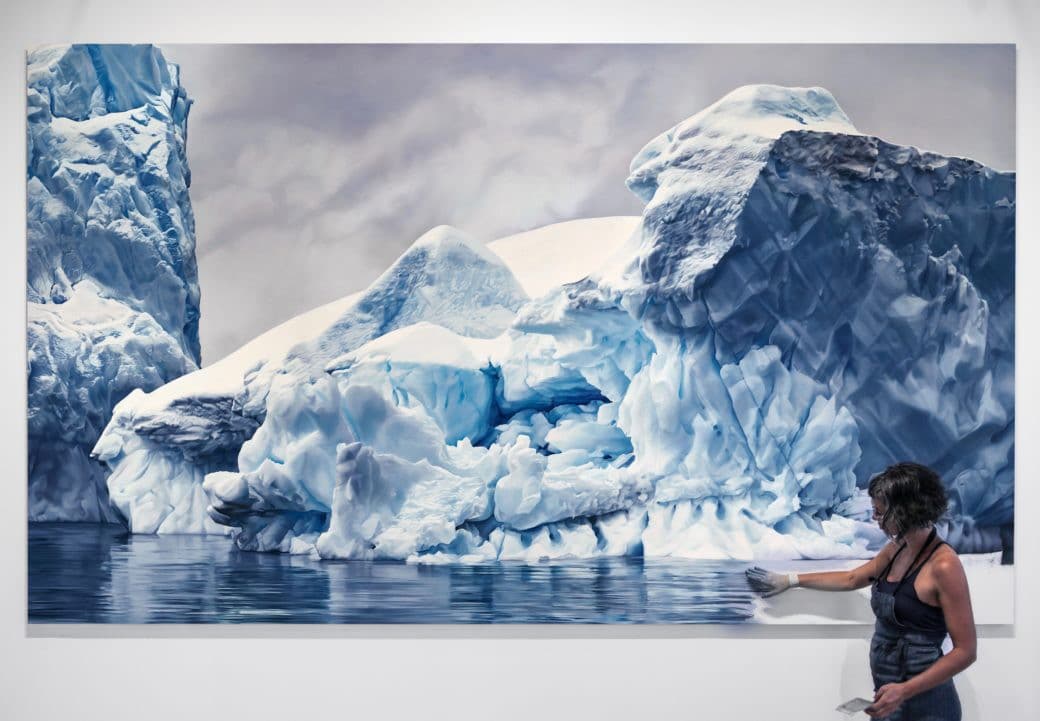 A Q&A With Zaria Forman, Artist For Christie’s Global Wildlife Conservation Benefit