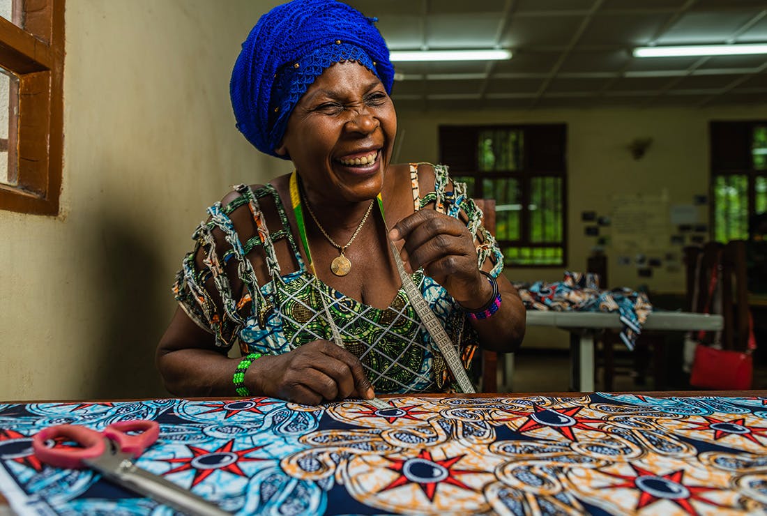 Strengthening Virunga National Park stitch by stitch 