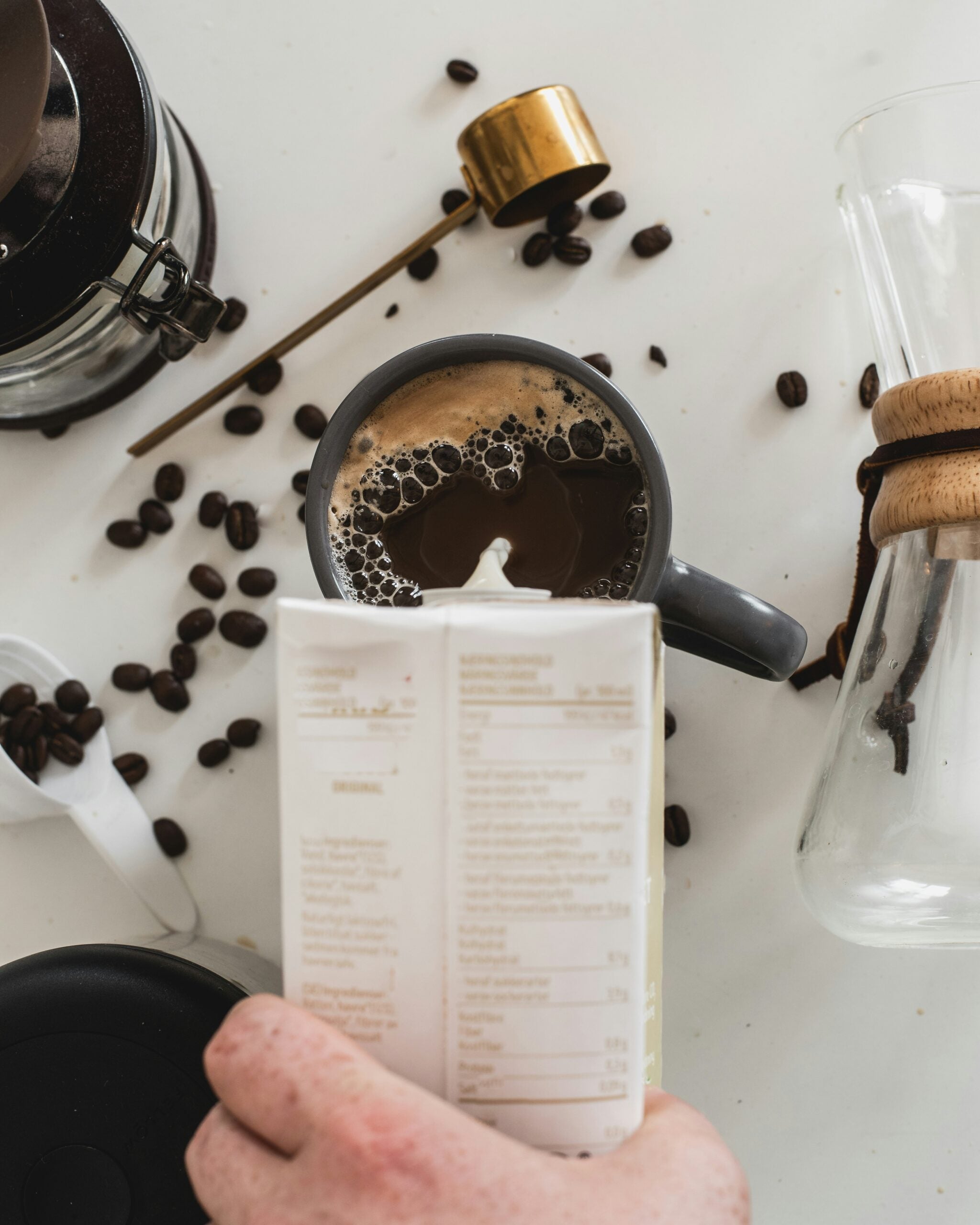 oat milk coffee